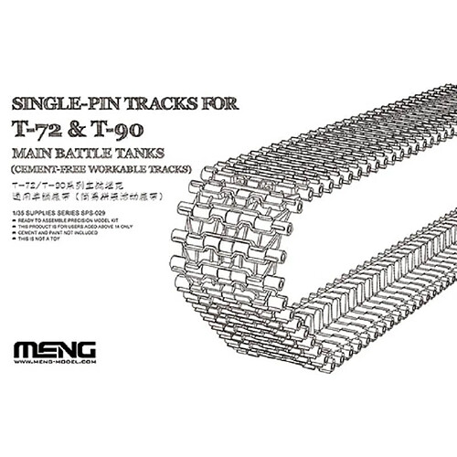 Meng Single-pin Tracks for T-72 & T-90 Main Battle Tanks