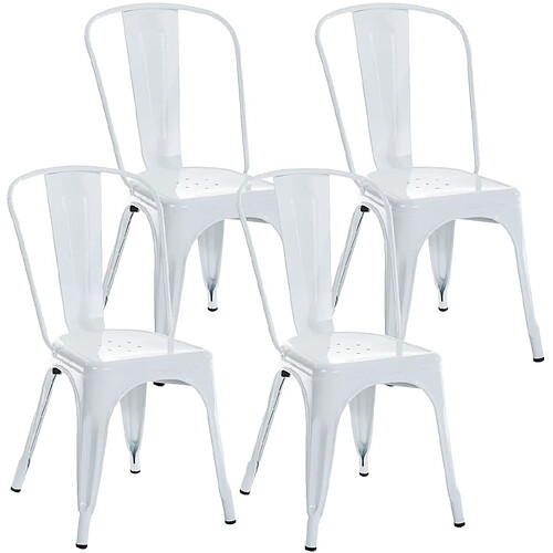 Non Suite de 4 chaises Bénédicte