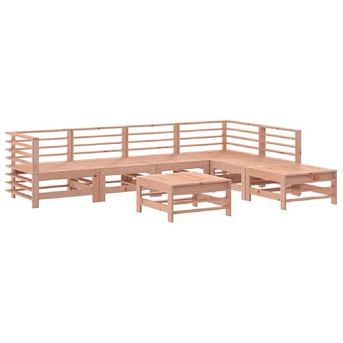 Maison Chic Salon de jardin 7 pcs - Table et chaises d'extérieur - Mobilier/Meubles de jardin Moderne bois massif douglas -MN27071