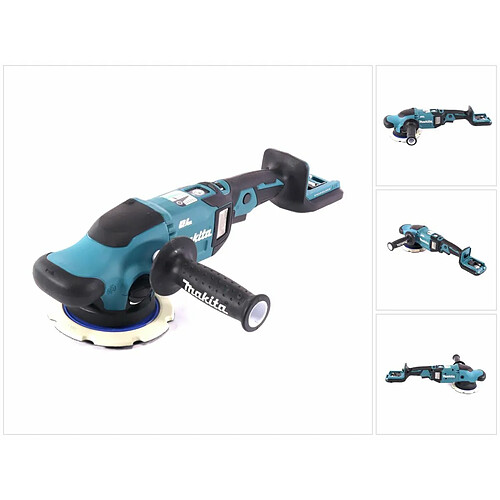 Makita DPO 600 Z Polisseuse excentrique sans fil 18 V 150 mm XPT Brushless - sans batterie, sans chargeur