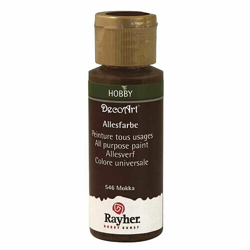 Rayher Peinture acrylique tous usages mat 59 ml - Marron