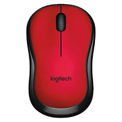 Yonis Souris Ergonomique Sans Fil Silencieuse Rouge