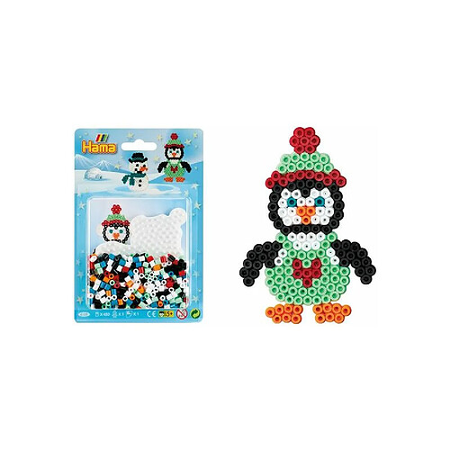 HAMA Perles à repasser midi 'Pingouin', sous blister ()