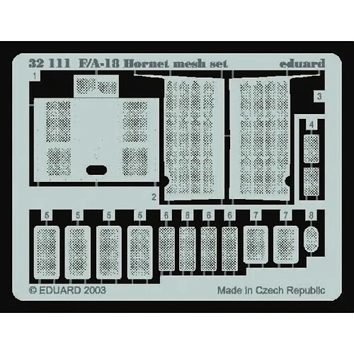 F/A-18 Hornet mesh set - 1:32e - Eduard Accessories