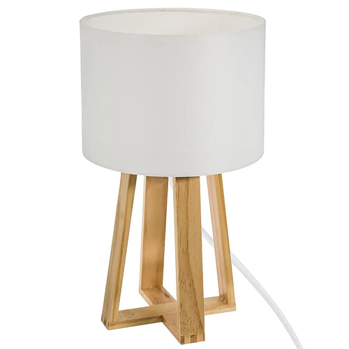 Atmosphera, Createur D'Interieur Lampe Molu H 34,5 cm Blanc - ATMOSPHERA