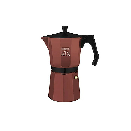 Cecotec, Cafetière Italienne, MokClassic 600 Garnet, Aluminium fondu, Cuisinières à gaz, électriques ou vitrocéramique