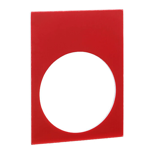 etiquette - 30 x 40 - rouge / noir - sans marquage - schneider electric zb2by2101