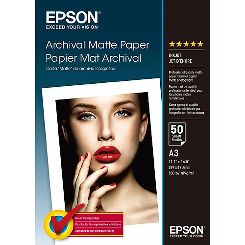 Epson Pap Mat Archival A3 (50f./189g)