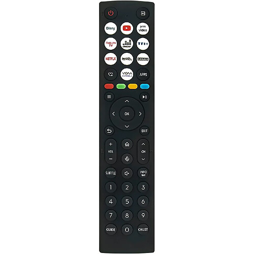 SANAG Erf2Ac36 Erf2Ac36H Remplacement De La Telecommande Vocale Appropriee Hisense Qled 4K Smart Tv 55A7Nq 65A7Nq 65A6N 43A7Nq 50A7Nq