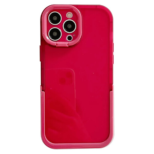 Coque en TPU anti-chute avec béquille pour votre iPhone 14 Pro Max - rouge