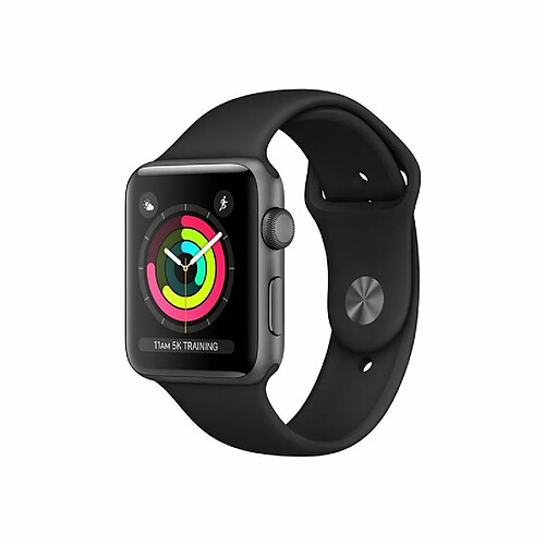 Apple Watch Series 3 OLED 42 mm Gris GPS (satellite) · Reconditionné