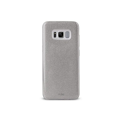 Coque PURO S8+ silver pailleté TPU