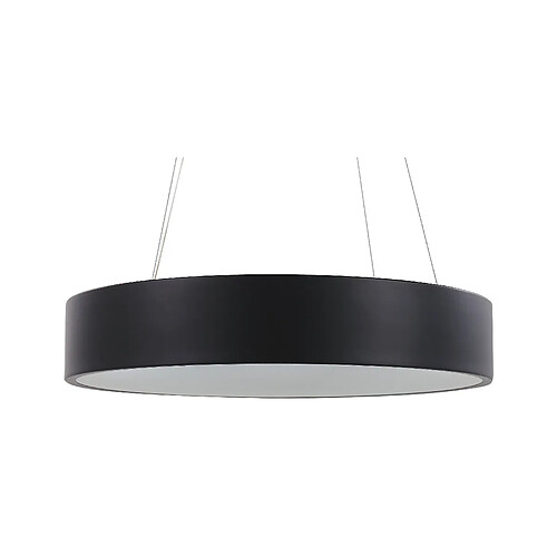 Beliani Lampe suspension LENYA Métal Noir