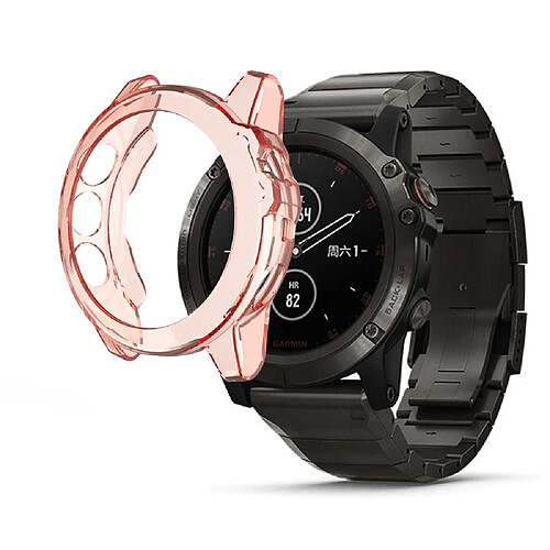 Coque en TPU souple rouge pour votre Garmin Fenix 5X