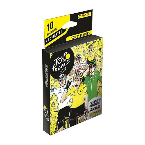 Panini TOUR de France 2023 - Blister 10 pochettes + 1 offerte