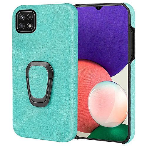 Coque en TPU + PU anti-rayures avec béquille Vert matcha pour votre Samsung Galaxy A22 5G (EU Version)/F42 5G