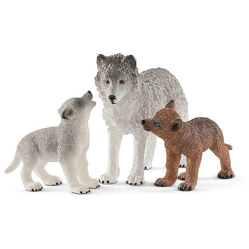 Schleich Figurines Maman loup avec lou