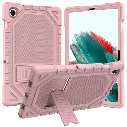 Coque en silicone antichoc avec béquille or rose pour votre Samsung Galaxy Tab A8 10.5 (2021)