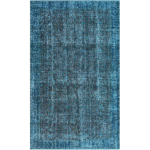 Vidal Tapis de laine 282x173 Bleu Ultra Vintage