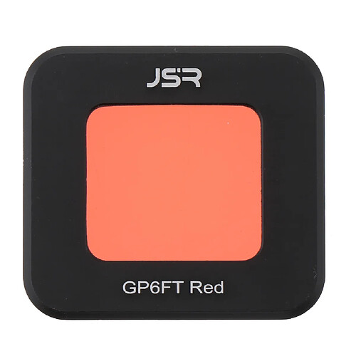 Filtre de protection de filtre d'objectif pour appareil photo de photographie pour GoPro rouge