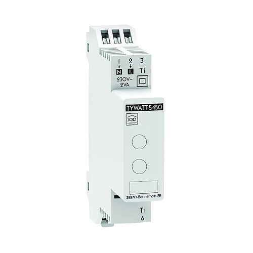 capteur de consommation électrique - connecté - tywatt 5450 - modulaire - delta dore 6110042