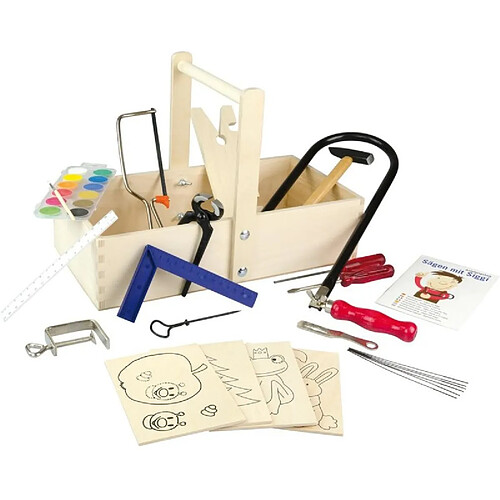 Coffret outils menuiserie enfant