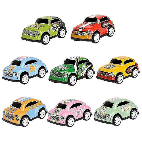 Universal 8pcs mini pour les tout-petits diecast tire-car