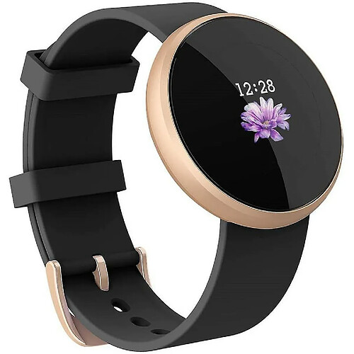 Chrono Montre Connectée , Smartwatch Femme Hommes Moniteur de fréquence Cardiaque, IP68 étanche Réveil Automatique écran Montre Connectée téléphone Mobile pour iPhone Android ,Noir