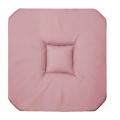 PARIS PRIX Galette de Chaise Panama 36 cm - Rose Dragée