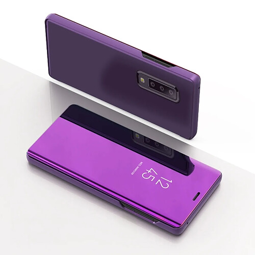 Wewoo Housse Coque Etui en cuir incassable pour banderole incurvée pour HuP30, avec support et fonction sommeil / réveil (violet)