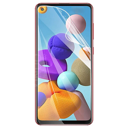 Film ecran avant de protection en hydrogel souple pour Samsung Galaxy A21S SM-A217F/DS 6.5" - VISIODIRECT -