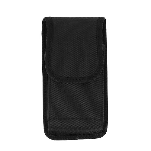 Avizar Étui ceinture Vertical Smartphone en Tissu Oxford avec Porte-carte Noir