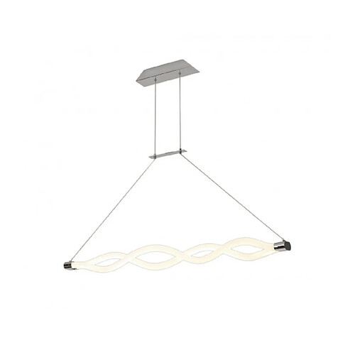 Luminaire Center Suspension LED intégré Sahara Chrome poli 70 Cm