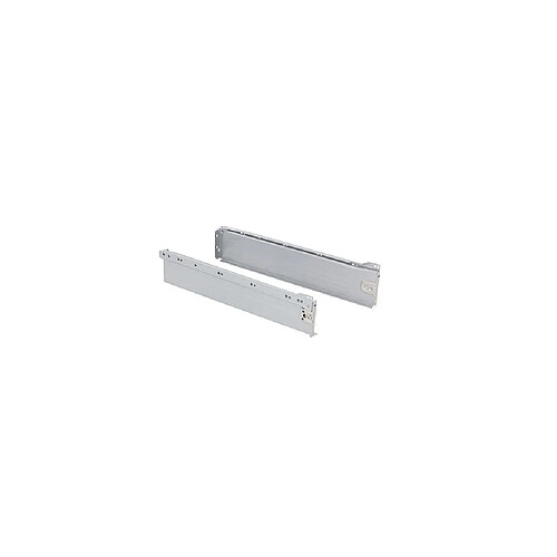 Lot de 10 kits de tiroir Ultrabox hauteur 86 mm et profondeur 450 mm finition gris métallisé - 3002825 - Emuca