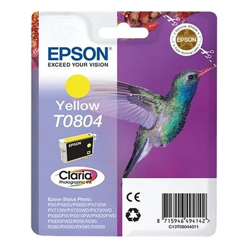 Epson Colibri Cartouche Jaune C13T08044010 (T0804)