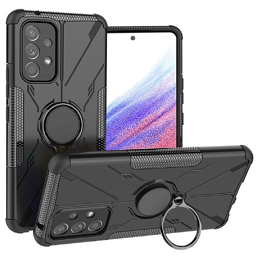 Coque en TPU antichoc, anti-chute avec béquille pour votre Samsung Galaxy A53 5G - noir