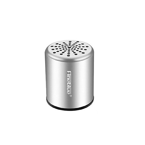 Universal Mini haut-parleur Bluetooth portable sans fil avec haut-parleur de subwoofer passif appelé main libre 300 mAh batterie rechargeable USB | haut-parleur portable (argent)