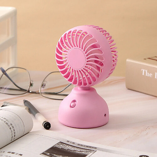 (Violet) Ventilateur Portable Mignon Compact En Forme De Table Avec Chargement Usb