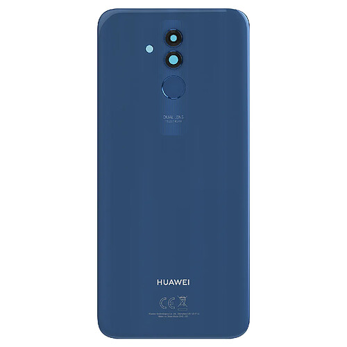 Huawei Vitre Arrière pour Huawei Mate 20 Lite Original Service Pack Bleu