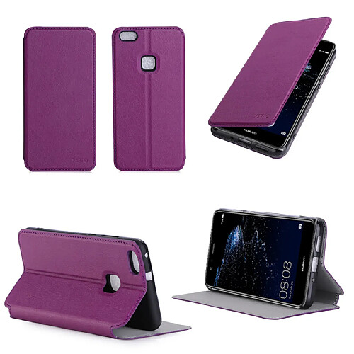 Xeptio Etui luxe Huawei P10 LITE violet - Housse coque de protection