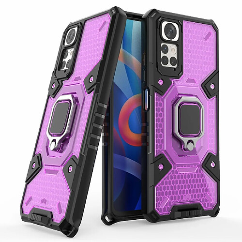 Coque en TPU anti-griffes avec béquille, violet pour votre Xiaomi Redmi Note 11 4G (Qualcomm)