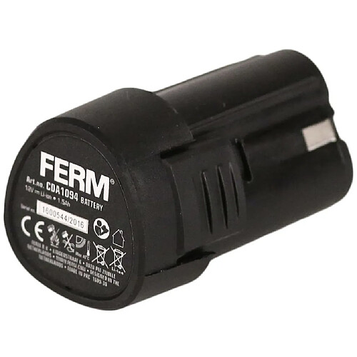 FERM Batterie CDA1094 12 V 1,5 Ah Li-ion