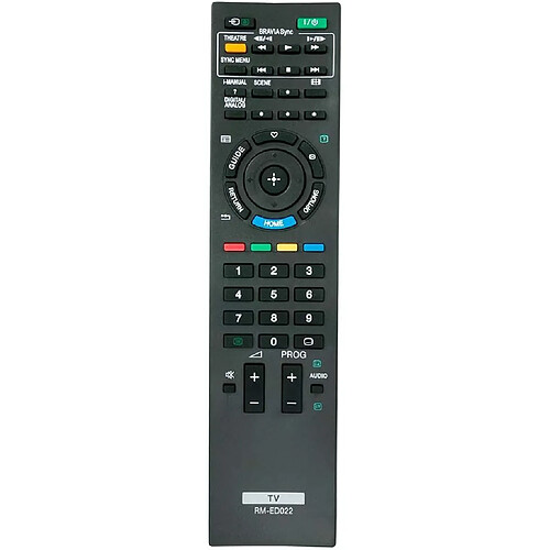 SANAG Rm-Ed022 Telecommande De Remplacement Pour Sony Lcd Bravia Tv Kdl-32Ex301 Kdl-32Ex302 Kdl-32Bx400 Kdl-32Ex401 Kdl-32Ex401U Kdl-37Ex401E Kdl-37Ex401U