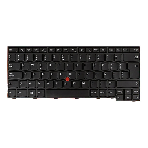 Clavier pour Lenovo Thinkpad E470 E475 Espagnol Pièces de Recharge Cadeau Idéal Clavier Noir