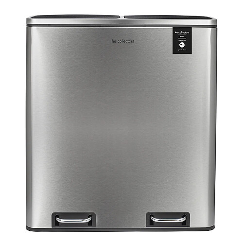 H.Koenig N°904 - Poubelle de Tri 60L Inox