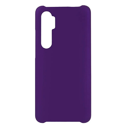 Coque en TPU caoutchouté rigide violet pour votre Xiaomi Mi Note 10 Lite