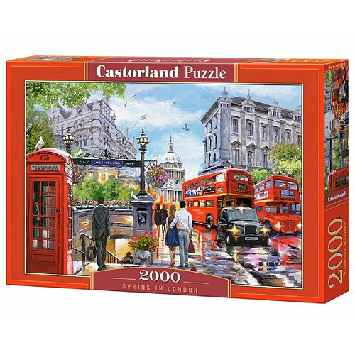 Castorland Printemps à Londres, Puzzle 2000 Teile