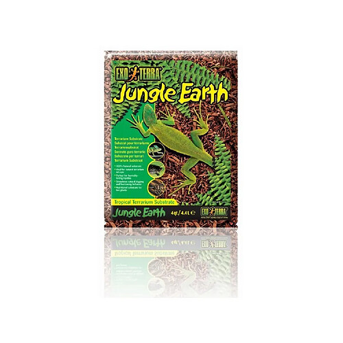 EXO TERRA Substrat naturel Jungle Earth 4,4 L - Pour terrarium