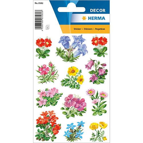 HERMA Autocollants DECOR 'Fleurs de montagne' ()