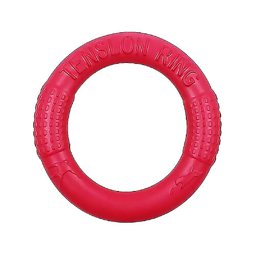 Jouets pour chiens Animaux de compagnie Anneau de tension, Spécification : Rouge Large